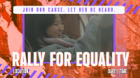 Women's Equality Rally Animation Design