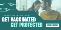 Simple Hepatitis Vaccine Awareness Twitter post Image Preview
