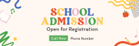 Fun Kids School Admission Twitter header (cover) Image Preview