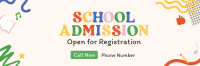 Fun Kids School Admission Twitter Header Image Preview