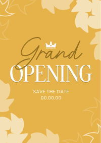 Crown Grand Opening Poster Image Preview