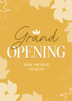 Crown Grand Opening Poster Image Preview