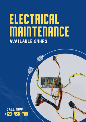 Electrical Maintenance Service Flyer Image Preview