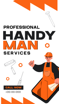 Professional Handyman Instagram reel Image Preview