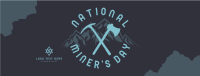 Miner's Day Message Facebook cover Image Preview