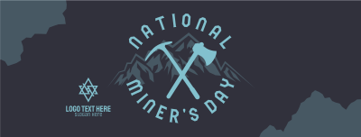 Miner's Day Message Facebook cover Image Preview