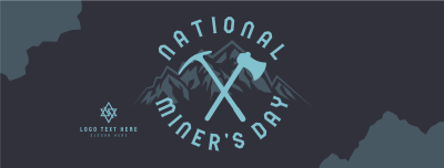 Miner's Day Message Facebook cover Image Preview