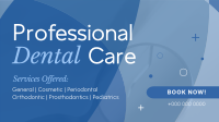 Professional Dental Care Services Animation Image Preview