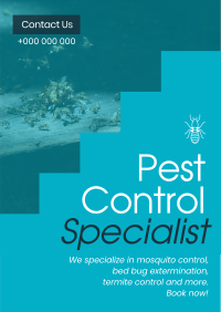 Minimal & Simple Pest Control Poster Image Preview
