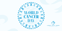 Cancer Day Ribbon Twitter post Image Preview