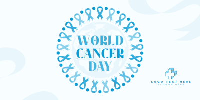 Cancer Day Ribbon Twitter Post Image Preview