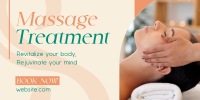 Simple Massage Treatment Twitter post Image Preview