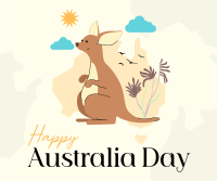 Kangaroo Australia Day Facebook post Image Preview