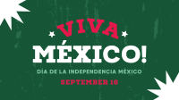 Viva Mexico Flag Facebook Event Cover Design
