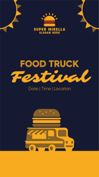 Festive Food Truck Facebook story Image Preview