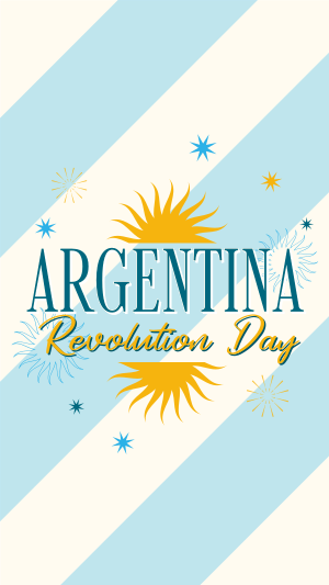 Argentina Revolution Day Instagram story Image Preview