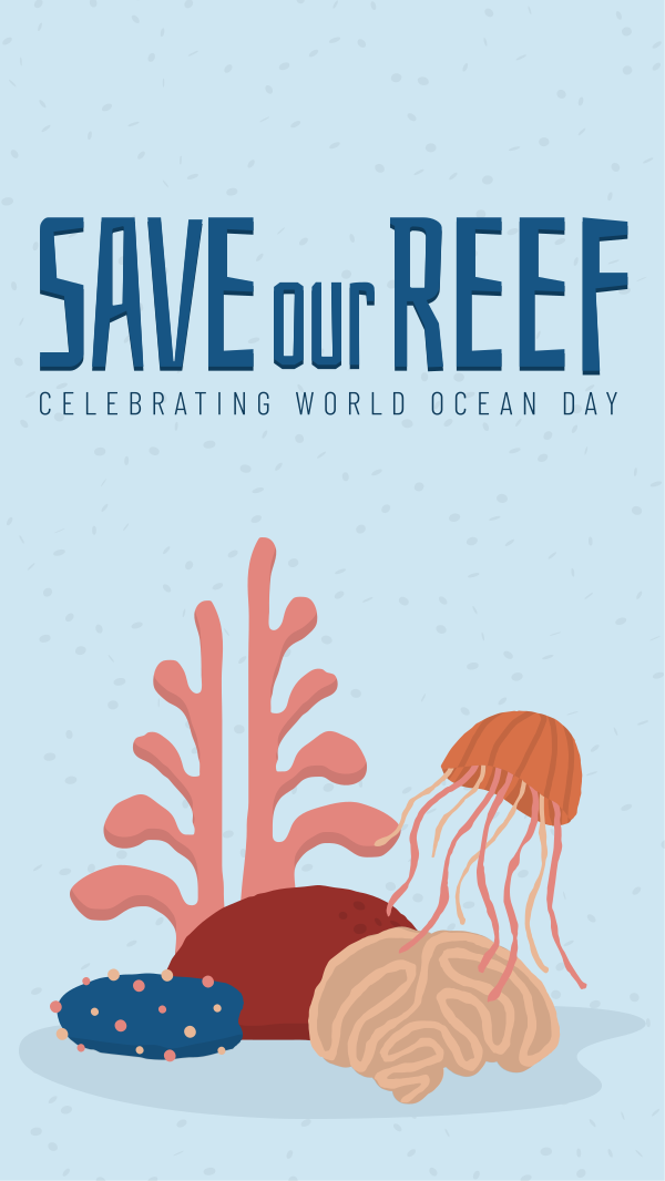 Save Our Reef Instagram Story Design