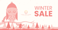 Owl During Winter Facebook ad Image Preview