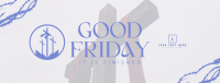 Simple Good Friday Facebook Cover Design