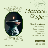 Spa Available Services Instagram post Image Preview