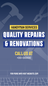 Home Repair Service Instagram Reel Design