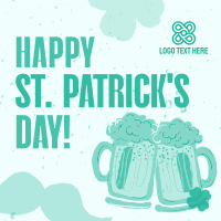 St. Patrick's Beer Greeting Instagram post Image Preview