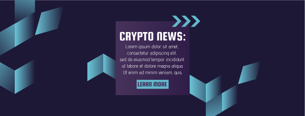 Cryptocurrency Breaking News Facebook Cover Design Image Preview