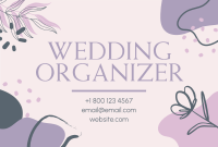 Abstract Wedding Organizer Pinterest Cover Design