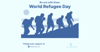 Refugee March Facebook Ad Design