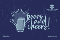 Cheers and Beers Pinterest Cover Design