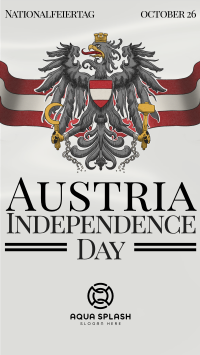 Austrian Independence Day TikTok Video Image Preview