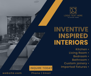 Inventive Inspired Interiors Facebook post Image Preview