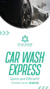 Car Wash Express Instagram Reel Image Preview