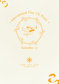 Peace Day Dove Banner Flyer Image Preview