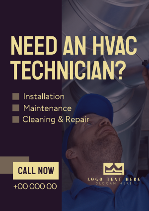 HVAC Technician Flyer Image Preview