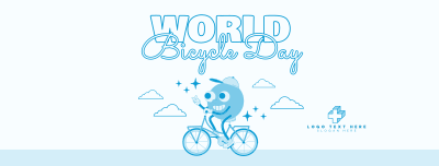Celebrate Bicycle Day Facebook cover Image Preview