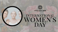 Floral International Women's Day Video Image Preview