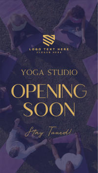 Yoga Studio Opening TikTok video Image Preview