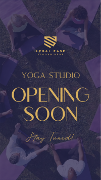 Yoga Studio Opening Video Image Preview