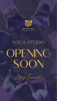 Yoga Studio Opening TikTok video Image Preview