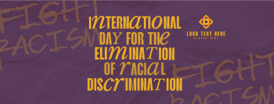 Stop Racial Discrimination Facebook cover Image Preview