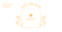 Simple Save the Date Facebook ad Image Preview