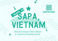 Travel to Vietnam Postcard Image Preview
