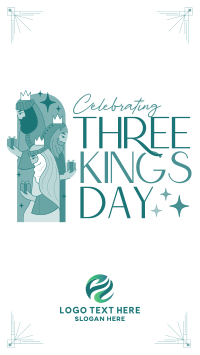 Modern Three Kings Day TikTok Video Preview