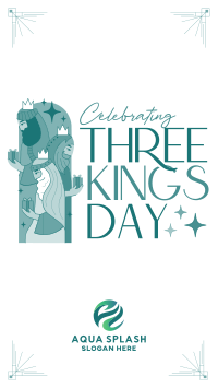 Modern Three Kings Day TikTok Video Image Preview