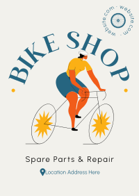 Bike Badge Poster Design