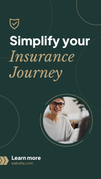 Minimalist Insurance Journey Instagram Reel Image Preview