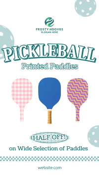 Pickleball Paddle Sale TikTok Video Image Preview