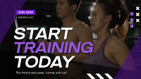 Train Your Body Now Facebook Event Cover Design