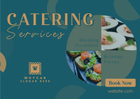 Food Catering Services Postcard Image Preview